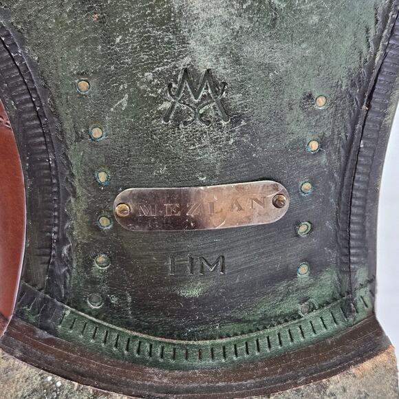 Mezlan Custom Brown Leather Wingtip Office Daily Oxford Dress Shoe Mens 11 M - Picture 12 of 16